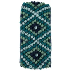 New Diamond Earwarmer Aqua Knitwear