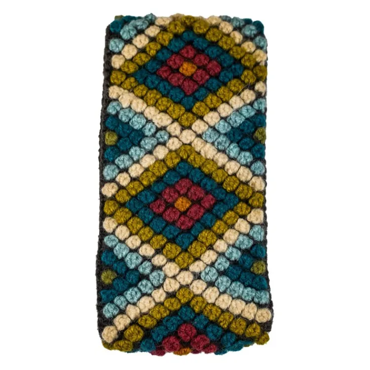 New Diamond Earwarmer Blue Knitwear