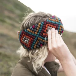 Fashion Diamond Earwarmer Sunset Knitwear