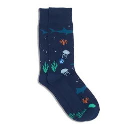 Discount Discovery Socks That Protect Our Planet – Navy Ocean Socks