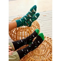 Fashion Discovery Socks that Protect Our Planet Black Galaxy Socks