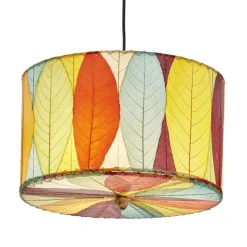 Clearance Drum Pendant 18” Leaf Lamp – Multi Leaf Lamps