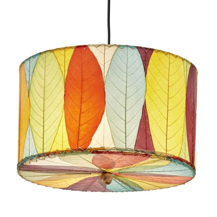 Clearance Drum Pendant 18” Leaf Lamp – Multi Leaf Lamps