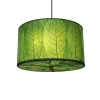 Clearance Drum Pendant 18” Leaf Lamp – Green Leaf Lamps