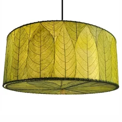 Hot Drum Pendant 24” Leaf Lamp – Green – made to order (4 month lead time) Leaf Lamps