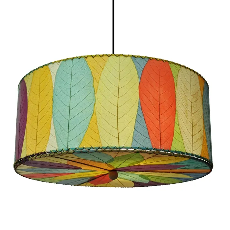Discount Drum Pendant 24” Leaf Lamp – Multi – preorder for est. ship 6/2025 Leaf Lamps