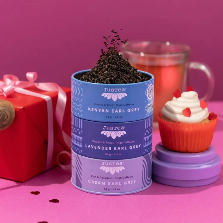 Fashion Earl Grey Tea Trio Tin & Spoon Food
