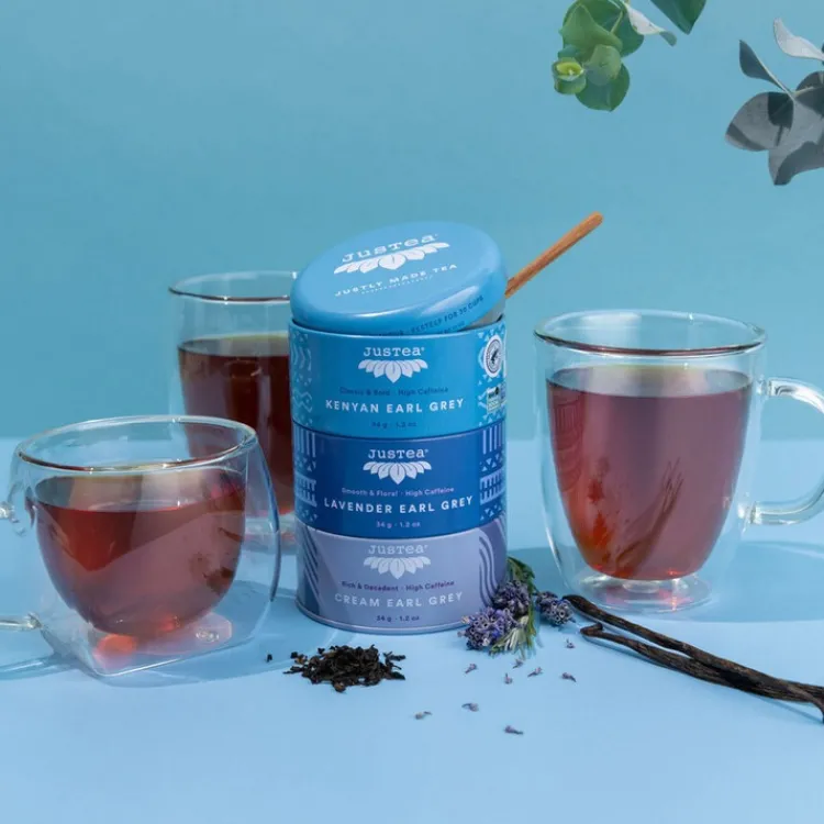 Fashion Earl Grey Tea Trio Tin & Spoon Food