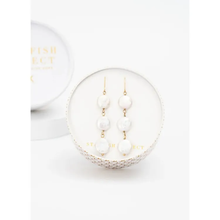 Fashion Elegance Freshwater Pearl Earrings Fight Trafficking | Earrings