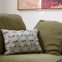 Hot Embroidered Sheep Pillow Pillows