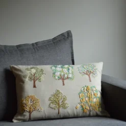 Outlet Enchanting Trees Embroidered Pillow Pillows