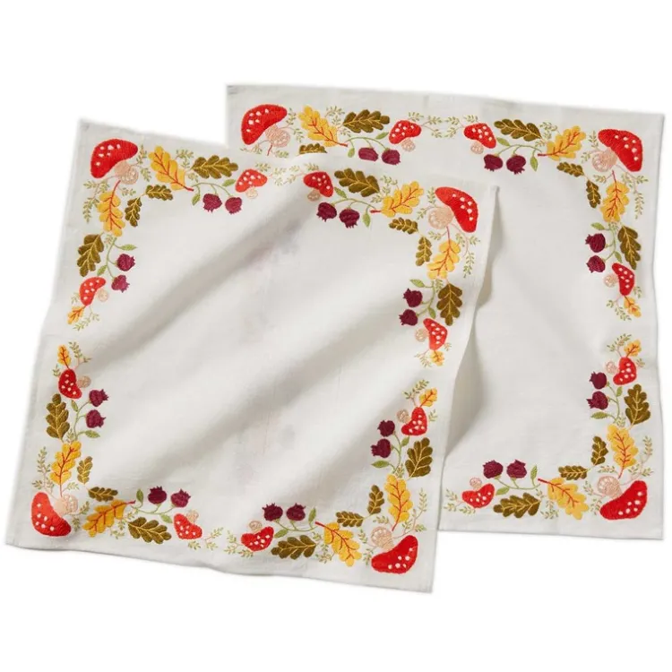 Hot Fall Foliage Napkins Linens