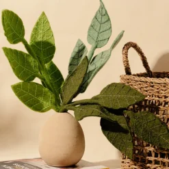 Best Felt Ash Leaf Lime Green Felt Flowers