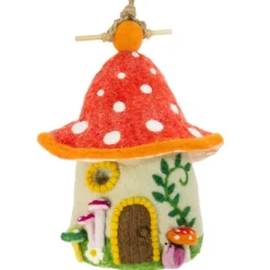 Outlet Felt Birdhouse Fungi House Birdhouses