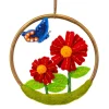 Hot Felt Flower Ring Mexican Sunflower Wall Decor