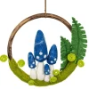 Discount Felt Forest Ring Blue Mystery Mushroom Wall Decor | Felt Flowers