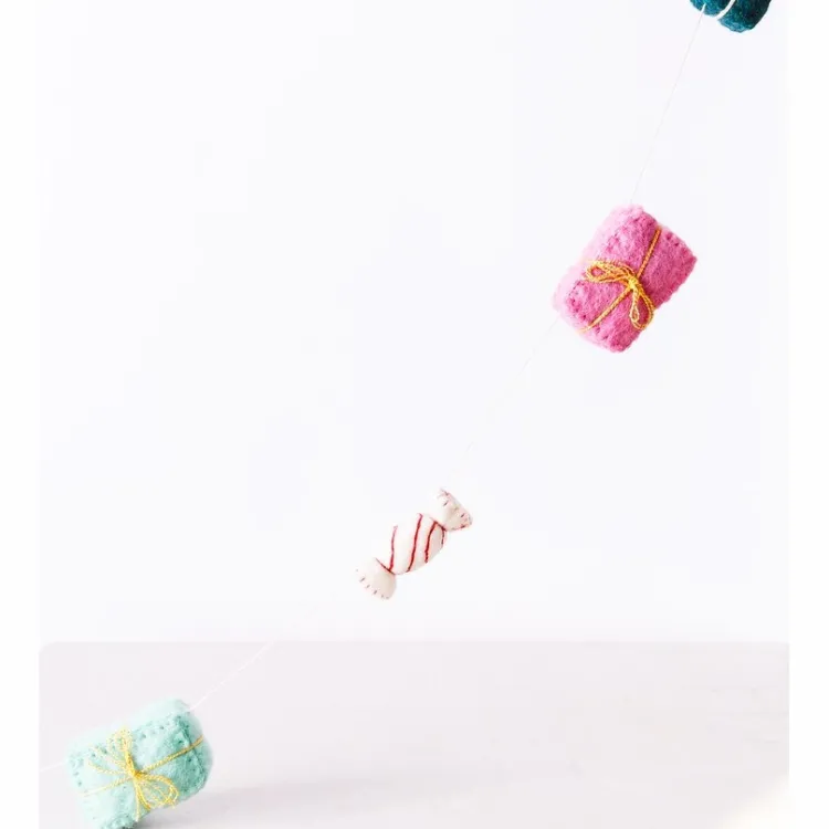 Fashion Felt Gift Package Garland Garlands | Wall Decor