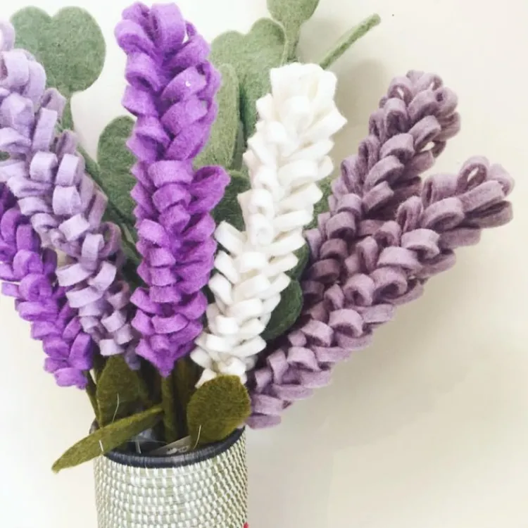 Outlet Felt Lavender – Purple Felt Flowers