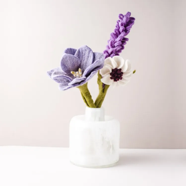 Outlet Felt Lavender – Purple Felt Flowers