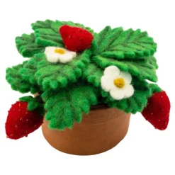 Fashion Felt Potted Plant Strawberry Felt Flowers
