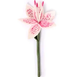 Outlet Felt Stargazer Lily White Felt Flowers