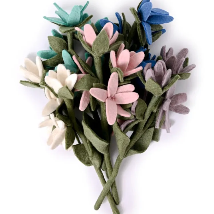 Sale Felt Watsonia Flower White Felt Flowers