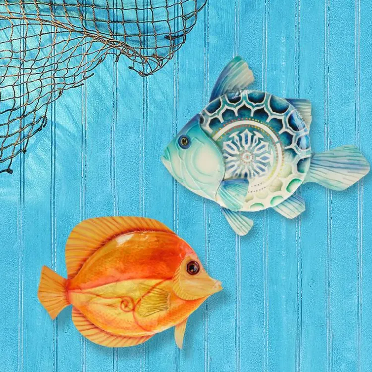 Online Fish Wall Decor Blue Wall Decor