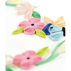 Fashion Floral Heart Quilling Card Bird & Flower Cards | Love Cards
