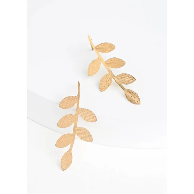 Clearance Flourish Vine Leaf Earrings Fight Trafficking | Earrings