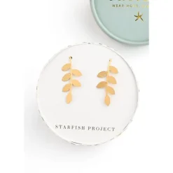Clearance Flourish Vine Leaf Earrings Fight Trafficking | Earrings