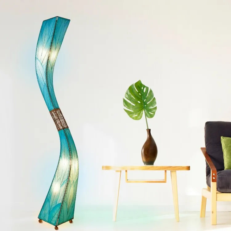Outlet Flow Giant Leaf Lamp – Blue – preorder for est. ship 8/2025 Leaf Lamps