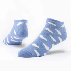 Fashion Footie Socks – Blue Clouds Socks