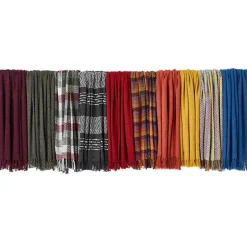 Discount Forest Plaid Rethread Throw Blankets & Throws