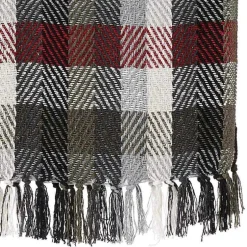 Discount Forest Plaid Rethread Throw Blankets & Throws