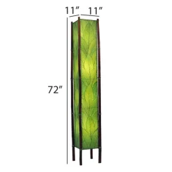 Clearance Fortune Giant Leaf Lamp – Green – preorder for est. ship 6/2025 Leaf Lamps