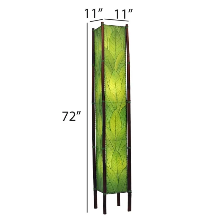 Clearance Fortune Giant Leaf Lamp – Green – preorder for est. ship 6/2025 Leaf Lamps