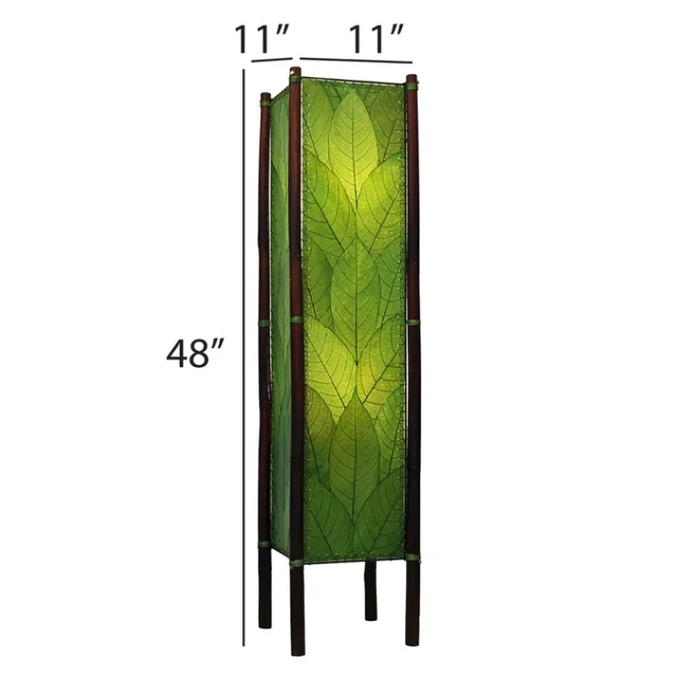 Outlet Fortune Large Floor Leaf Lamp – Green – 3 month lead time Leaf Lamps