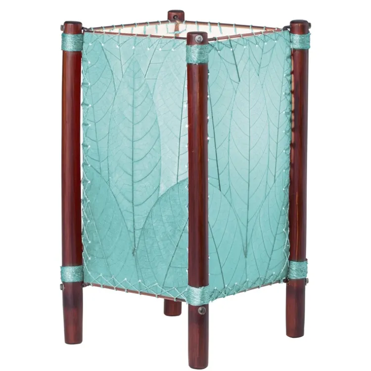 Outlet Fortune Table Leaf Lamp – Sea Blue Leaf Lamps