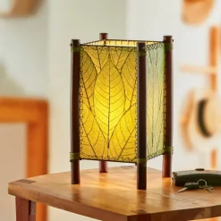 Fashion Fortune Table Leaf Lamp – Green – preorder for est. ship 8/2025 Leaf Lamps