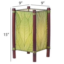 Fashion Fortune Table Leaf Lamp – Green – preorder for est. ship 8/2025 Leaf Lamps