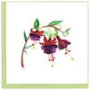 Clearance Fuchsia Quilling Card Bird & Flower Cards