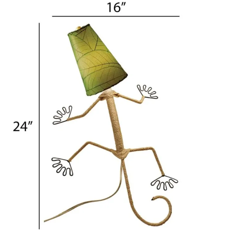 Hot Gecko Leaf Lamp – Green Leaf Lamps | Wall Decor