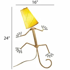 New Gecko Leaf Lamp – Yellow – in stock end April Leaf Lamps | Wall Decor