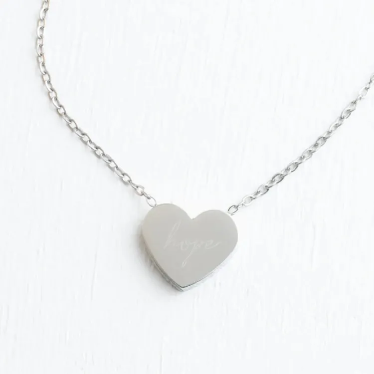 Clearance Give Hope Necklace Silver Fight Trafficking | Necklaces
