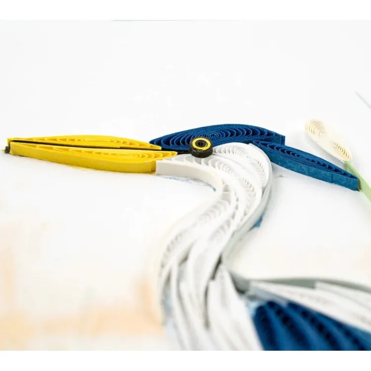 Hot Great Blue Heron Quilling Card Frame It! | Bird & Flower Cards