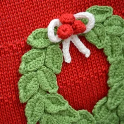 Fashion Green Wreath 10″ Pillow Pillows