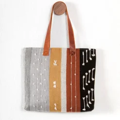 Best Handwoven Textured Tote Earth Tone Bags