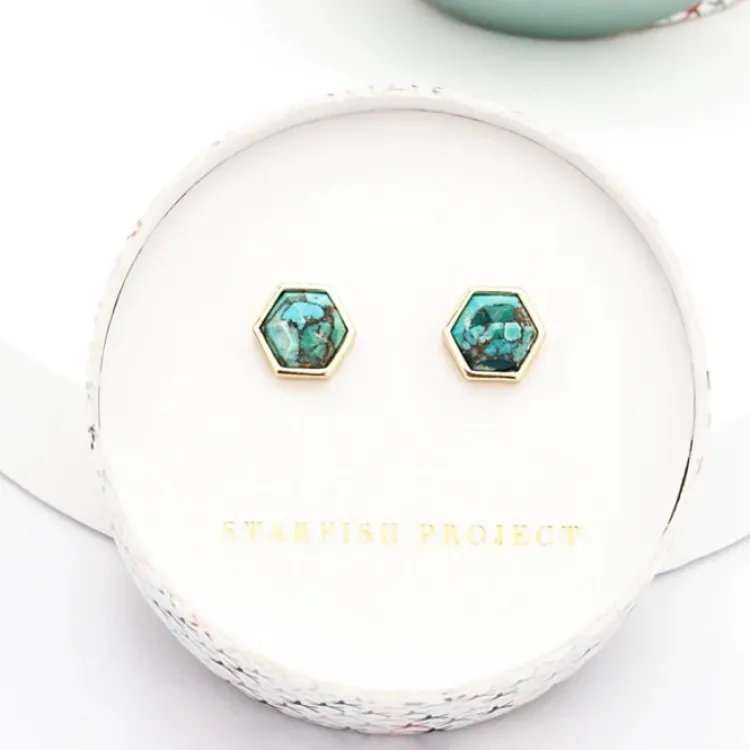 Sale Heaven & Earth Turquoise Studs Fight Trafficking | Earrings