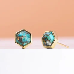 Sale Heaven & Earth Turquoise Studs Fight Trafficking | Earrings