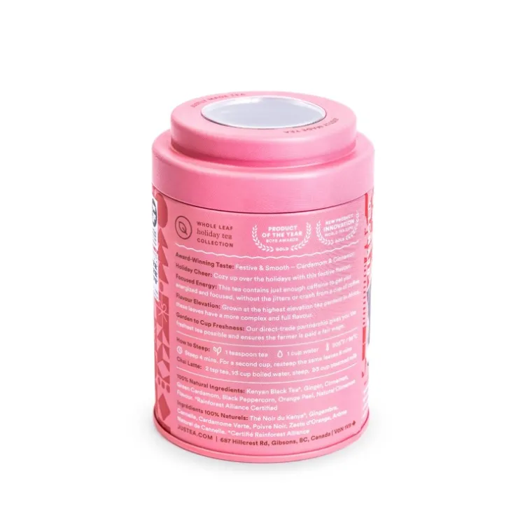 New Holiday Spice Loose Leaf Tea Tin Food